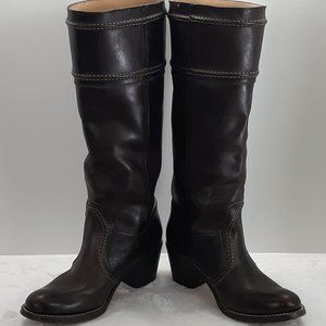 Frye Jane Leather Riding Boots